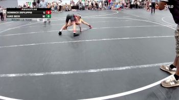 84 lbs Round 1 (6 Team) - Luke Beck, Wrecking Crew vs Dominick DeFilippis, Yale Street