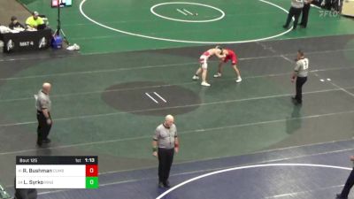 117 lbs Round Of 64 - Rocco Bushman, Cumberland Valley vs Leif Syrko, Ringgold