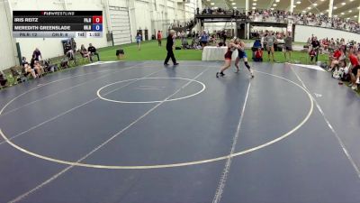 120 lbs Iris Reitz, Pennsylvania Red vs Meredith Greenslade, Ohio Red