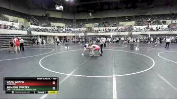 160 lbs Cons. Round 4 - Zane Grams, Lakeland vs Benson Swatek, LAW - Lacrosse Area Wrestlers