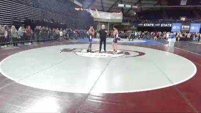 102 lbs Champ. Round 1 - Adrian Banks, Anacortes Hawkeyes Wrestling Club vs Brayden DeLeon, Othello Wrestling Club