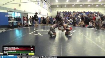 149 lbs Round 2 - Anthony Peraza, Warren High School vs Tito Cordero, Perris