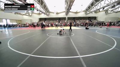 48-B lbs 5th Place - Brooks Giberson, All I See Is Gold Academy vs Colton Kirwan, Shore Elite Wrestling Club