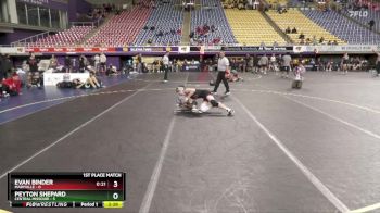 133 lbs Placement (4 Team) - Peyton Shepard, Central Missouri vs Evan Binder, Maryville