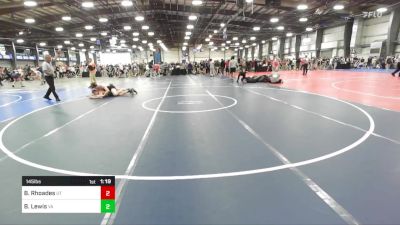 145 lbs Round Of 64 - Brody Rhoades, UT vs Beau Lewis, VA