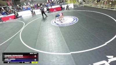 106 lbs Quarterfinal - Xander Fronhofer, Beat The Streets - Los Angeles vs Jake Garza, California