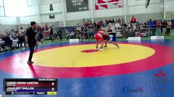 92kg Champ. Round 2 - Linden Sinow-Horton, Coast WA vs Jugadjeet Dhillon, Matmen WC