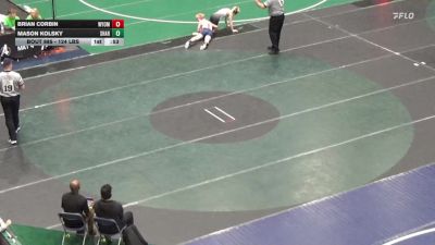 124 lbs Consi Of 16 #1 - Brian Corbin, Wyoming Seminary vs Mason Kolsky, Sharon