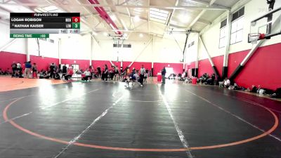 125 lbs Cons. Round 2 - Nathan Kaiser, Lemoore College vs Logan Robison, Menlo NWCA