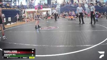 100 lbs Round 1 (6 Team) - Russell Goree, Violent Little Machines vs Emerson Hill, Troup