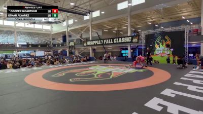 120 lbs Cons. Round 4 - Ethan Alvarez, Unattached vs Cooper Mcarthur, Unattached