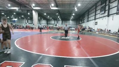 80 lbs Semifinal - Kaleb Dempsey, NOVA WC vs Carter Krisher, Powhatan Youth Wrestling Club