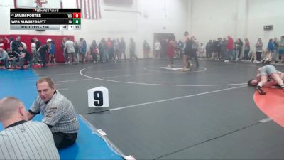 190 lbs Champ. Round 2 - Jamin Portee, Fort Wayne Snider vs Wes Summersett, South Adams