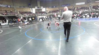 40 lbs Quarterfinal - Briggs Lanham, Bear Cave vs Ryke Smith, Cornerstone WC