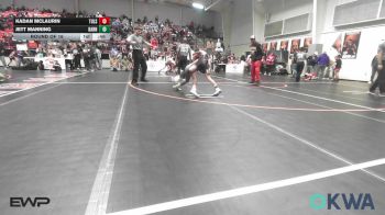 85 lbs Round Of 16 - Kadan Mclaurin, Tulsa North Mabee Stampede vs Jett Manning, Barnsdall Youth Wrestling