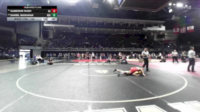 132 lbs Cons. Semi - Kameron Rush, Del Oro vs Daniel Maranan, Rodriguez