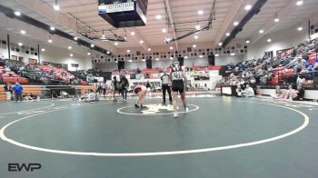 125 lbs Quarterfinal - Aubri Merkey, Sperry HS Girls vs Madison Fagile, Locust Grove High School