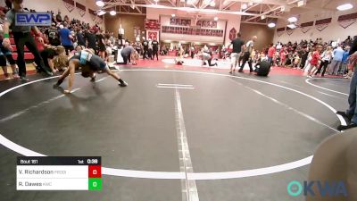 76 lbs Consi Of 4 - Van Richardson, Prodigy Wrestling vs Ryker Dawes, Keystone Wrestling Club