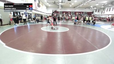 144 lbs Consi Of 4 - Teag Saito, The Academy WC vs Antonio Chila, Seagull Wrestling Club