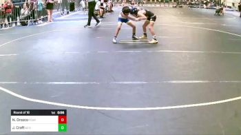 58 lbs Round Of 16 - Noah Orozco, Fourth Chamber WC vs Jayden Craft, Az CrossTrained