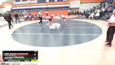 184 lbs Champ. Round 2 - Parr Thomas Schoolman, North Central (IL) vs Anthony Fernandez, Rhode Island