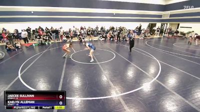 122 lbs Round 4 (6 Team) - JaeCee Sullivan, Utah 2 vs Kaelyn Alleman, Utah 1