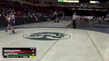 5A 145 lbs Champ. Round 1 - Hunter Schwartz, Piedra Vista High vs Brandon Solis, Capital