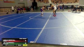 D2-215 lbs Cons. Round 1 - Adrian Berryhill, Cienega vs Joe Valenzuela, Millennium