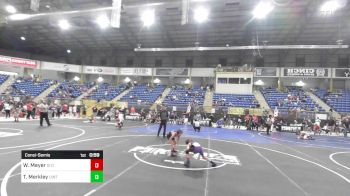 57 lbs Consolation - Wyatt Meyer, GI Grapplers vs Trey Merkley, Uintah WC