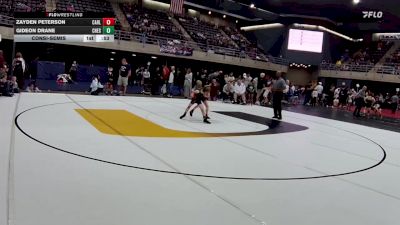 58 lbs Consolation - Zayden Peterson, Carlisle vs Gideon Drane, Chesapeake