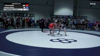 55 kg Cons. Sub-semis - Vayle Baker, Army (WCAP) vs Mateah Roehl, Askren Wrestling Academy