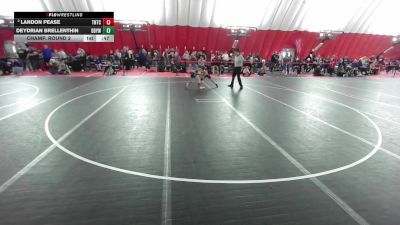 12U Boys - 70 lbs Champ. Round 2 - Deydrian Brellenthin, Delavan-Darien Youth Wrestling Club vs Landon Pease, Team Nazar Training Center