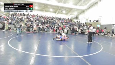 144B lbs Cons. Quarters - Ezra Deccio, Timpview vs Braden Jackson, Maple Mountain