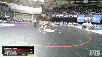 1A 160 lbs 5th Place Match - Chase Bradrick, Vashon Island vs Hayden Blank, Lakeside (Nine Mile Falls)