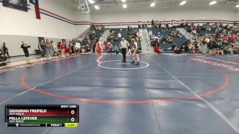 152 lbs Round 5 - Pella LeFever, Azle (Girls) vs Savannah Freifeld, Katy (Girls)