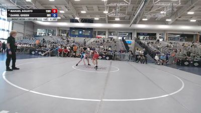 150 lbs Quarters - Makael Aguayo, Team Champs Wrestling Club vs Daniel Green, Billings Wrestling Club
