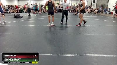 165 lbs Round 2 (6 Team) - Grady Kiley, New England Gold vs Edwardo Franco, Moser`s Mat Monsters