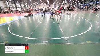 132 lbs Consi Of 32 #2 - Joseph Petriello, NJ vs Max Richins, UT