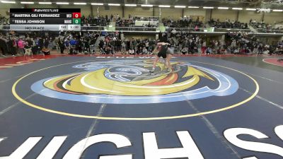 145 lbs 3rd Place - Martina Gili Fernandez, Maine Central Institute vs Tessa Johnson, Mansfield