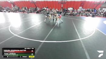 164 lbs Round 2 - Kimura Segerson-Hutter, Women In Singlets vs Tiani Lemieux, X-Factor Elite Wrestling