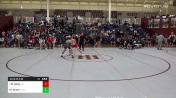 160 lbs Consi Of 8 #2 - Mason Alley, Baylor School vs Mike Greer, St. Anthony's