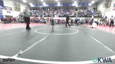 37-40 lbs Consi Of 4 - Noah Thoroughman, Port City vs Bentley Campbell, Broken Arrow Wrestling Club