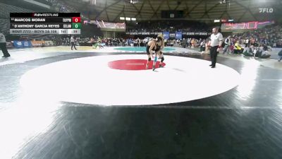 Boys 2A 106 lbs Cons. Semi - D`Anthony Garcia Reyes, Selah vs Marcos Moran, Toppenish