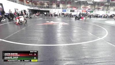 184 lbs Cons. Round 6 - Zahquel Davis, Brewton-Parker (GA) vs Justin Bartee, University Of Rio Grande