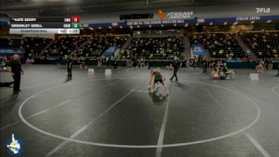 115 lbs Quarterfinal - Kate Seery, Linn-Mar vs Greenley Grell, Central DeWitt