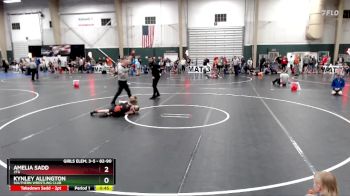 82-90 lbs Quarterfinal - Amelia Sadd, 2TG vs Kynley Allington, Southern Wrestling Club