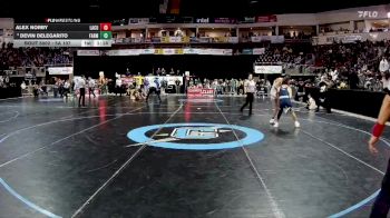 5A 107 lbs Champ. Round 1 - Devin Delegarito, Farmington vs Alex Norby, La Cueva
