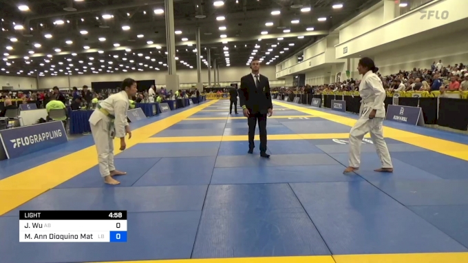 Judy Wu vs Mary Ann Dioquino Matabang 2024 IBJJF Jiu-Jitsu CON