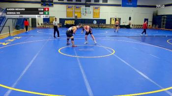 285 lbs Round 5 (6 Team) - Aaden Menard, Fort Hays Tech Northwest vs Joshua Vis, Hawkeye Community College