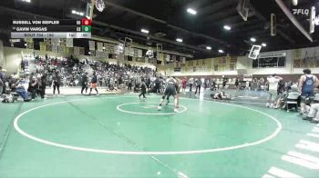 190 lbs Cons. Round 3 - Gavin Vargas, Canyon Springs vs Russell Von Seipler, Del Oro